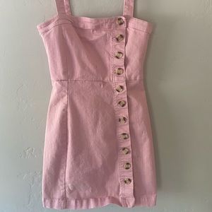 Forever 21 pink overall dress